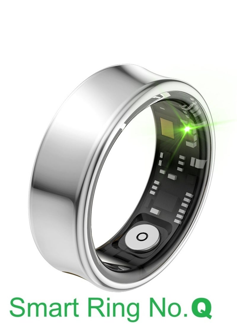 general Smart Ring for Heart Rate, Blood Oxygen, Sleep Monitoring, all Weather Motion Calculation, 24-hour Health Monitoring, Protect Your Health, Lightweight and Comfortable, 5ATM Waterproof, Photo Control, Hand Gestures Browse Tiktok, Diameter 18.2mm, Perimeter 56.9mm - Image 1